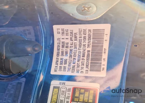 2013 Honda Insight from USA, damaged, VIN JHMZE2H35DS004198